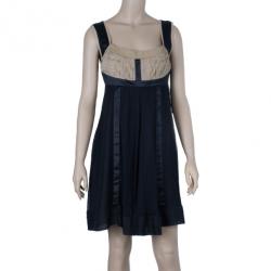 Pre Owned Philosophy di Alberta Ferretti Black Sleeveless Dress M
