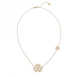 Pre Owned Piaget Rose Diamond 18k Rose Gold Necklace 