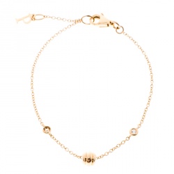 Pre Owned Piaget Possession Diamond 18k Rose Gold Bracelet 18cm
