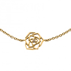 Piaget Rose 18K Yellow Gold And Diamond Bracelet