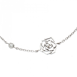 Pre Owned Piaget Rose Diamond 18k White Gold Bracelet