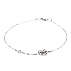 Pre Owned Piaget Rose Diamond 18k White Gold Bracelet