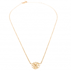 Piaget Rose Diamond 18k Rose Gold Pendant Necklace