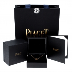 Piaget Rose Diamond 18k Rose Gold Pendant Necklace