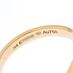 Pre Owned Piaget Turquoise Mother of Pearl Heart 18k Yellow Gold  Ring