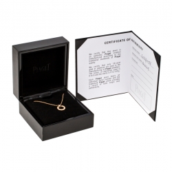 Pre Owned Piaget Possession Diamond 18K Rose Gold Pendant Necklace