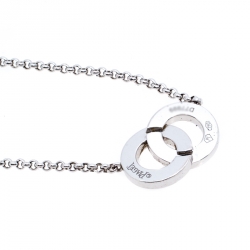 Pre Owned Piaget Possession Toi & Moi Diamond 18K White Gold Pendant Necklace