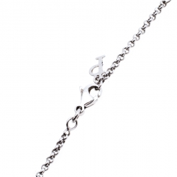 Pre Owned Piaget Possession Toi & Moi Diamond 18K White Gold Pendant Necklace