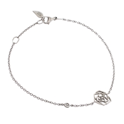 Pre Owned Piaget Rose Diamond 18K White Gold Bracelet