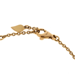Piaget Diamond Rose Motif 18K Yellow Gold Chain link Bracelet