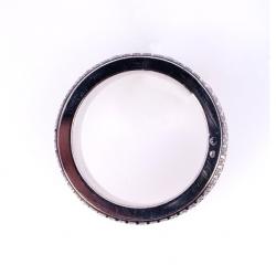 Pre Owned Piaget Three Diamond Sliding Rows Band Ring Size 53