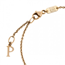 Pre Owned Piaget Possession Turquoise Diamond 18K Rose Gold Bracelet