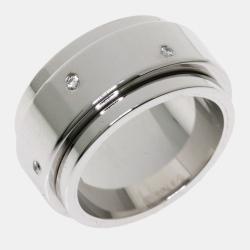 Pre Owned Piaget Possession 18K White Gold Diamond Ring EU 52