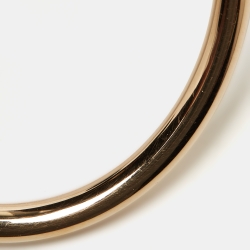 Pre Owned Piaget Possession Carnelian Diamonds 18k Rose Gold Open Cuff Bracelet 16