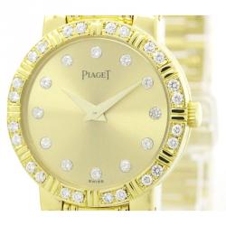 Piaget Gold 18K Yellow Gold Diamond Dancer Women's Wristwatch 23MM