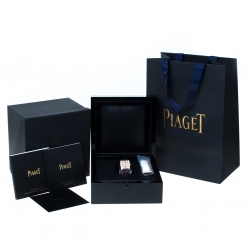 Pre Owned Piaget 18K Rose Gold Diamonds Limelight Tonneau G0A39192 Women's Wristwatch 27 mm