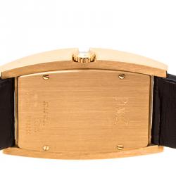 Pre Owned Piaget 18K Rose Gold Diamonds Limelight Tonneau G0A39192 Women's Wristwatch 27 mm