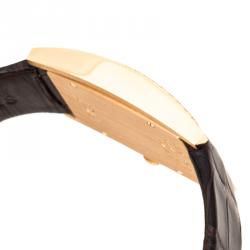 Pre Owned Piaget 18K Rose Gold Diamonds Limelight Tonneau G0A39192 Women's Wristwatch 27 mm