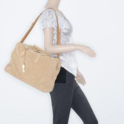 Pierre Balmain "Pierre" Suede Leather Satchel