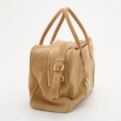 Pierre Balmain "Pierre" Suede Leather Satchel