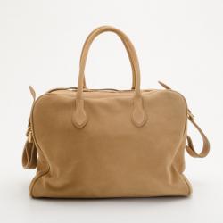 Pierre Balmain "Pierre" Suede Leather Satchel