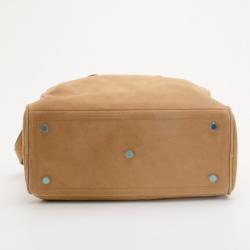 Pierre Balmain "Pierre" Suede Leather Satchel