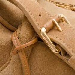 Pierre Balmain "Pierre" Suede Leather Satchel