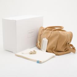 Pierre Balmain "Pierre" Suede Leather Satchel