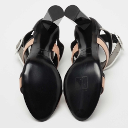Pierre Hardy Multicolor Leather Block Heel Sandals Size 40