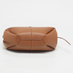 Pre Owned Polene Brown Leather Mini Cyme Tote