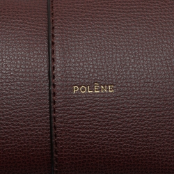 مملوكة مسبقًا Polene Burgundy Leather Mini Cyme Tote