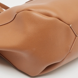 مملوكة مسبقًا Polene Brown Leather Cyme Hobo