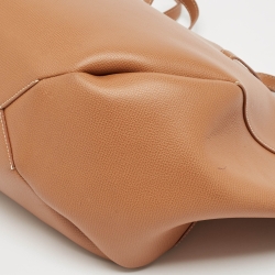 مملوكة مسبقًا Polene Brown Leather Cyme Hobo