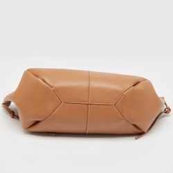 مملوكة مسبقًا Polene Brown Leather Cyme Hobo