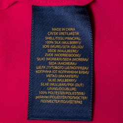 مملوكة مسبقًا Polo Ralph Lauren Pink Floral Silk Spaghetti Strap Midi Dress M