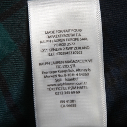 Pre Owned Polo Ralph Lauren Brown Leather Zip-Up Jacket M