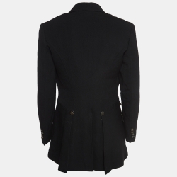 مملوكة مسبقًا Polo Ralph Lauren Black Wool Single Breasted Blazer M
