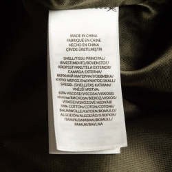 Pre Owned Polo Ralph Lauren Green Satin Bomber Jacket L