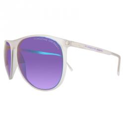 Porsche Design White P8596 Wayfarer Sunglasses