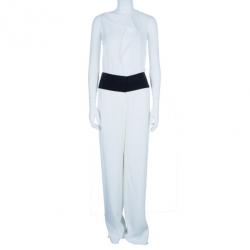 Prabal Gurung Wide Leg Tuxedo Pants S