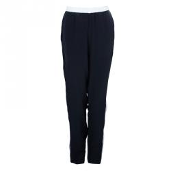 Prabal Gurung Contrast Striped Silk Pants S