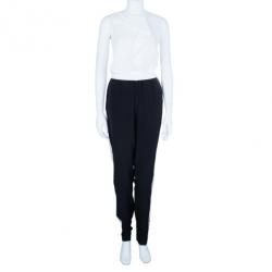 Prabal Gurung Contrast Striped Silk Pants S