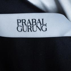 Prabal Gurung Monochrome Tuxedo Dress L