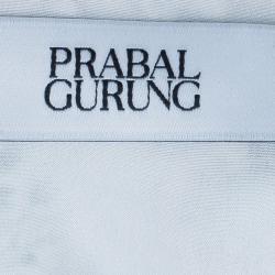 Prabal Gurung Sleeveless Printed Ruched Dress M