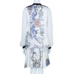 Prabal Gurung Full Sleeve Printed Combo Dress M