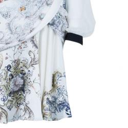 Prabal Gurung Full Sleeve Printed Combo Dress M