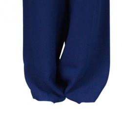 Prabal Gurung Navy Tuxedo Wide Leg Pants L