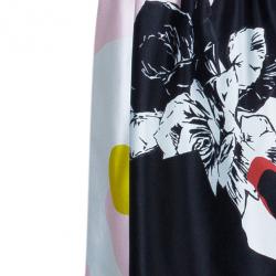 Prabal Gurung Rose Gathered Flounce Skirt M