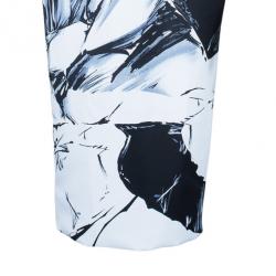 Pre Owned Prabal Gurung Floral Printed Bustier Dress S