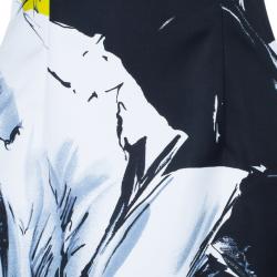 Pre Owned Prabal Gurung Floral Printed Bustier Dress S